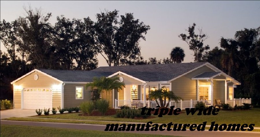 triple wide manufactured homes