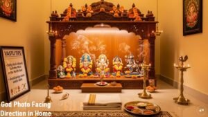 God Photo Facing Direction in Home